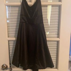 Black low cross dress